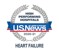 U.S. News and World Report-- High performing in Heart Failure Care 