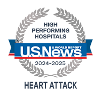 U.S. News and World Report -- High performing in Heart Attack Care 